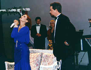 Corinne and Steve in performance